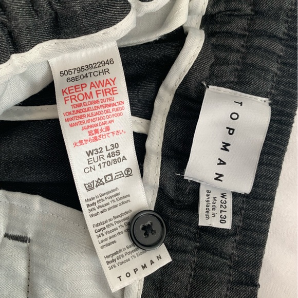 Topman grey trousers - 32x30 skinny fit - Picture 6 of 6